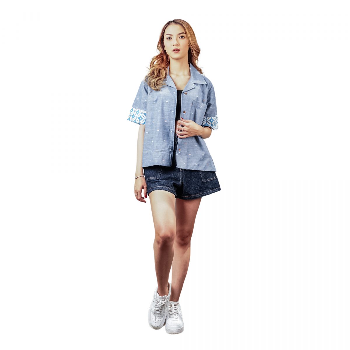 Langit Shirt Blue Grey - Image 6
