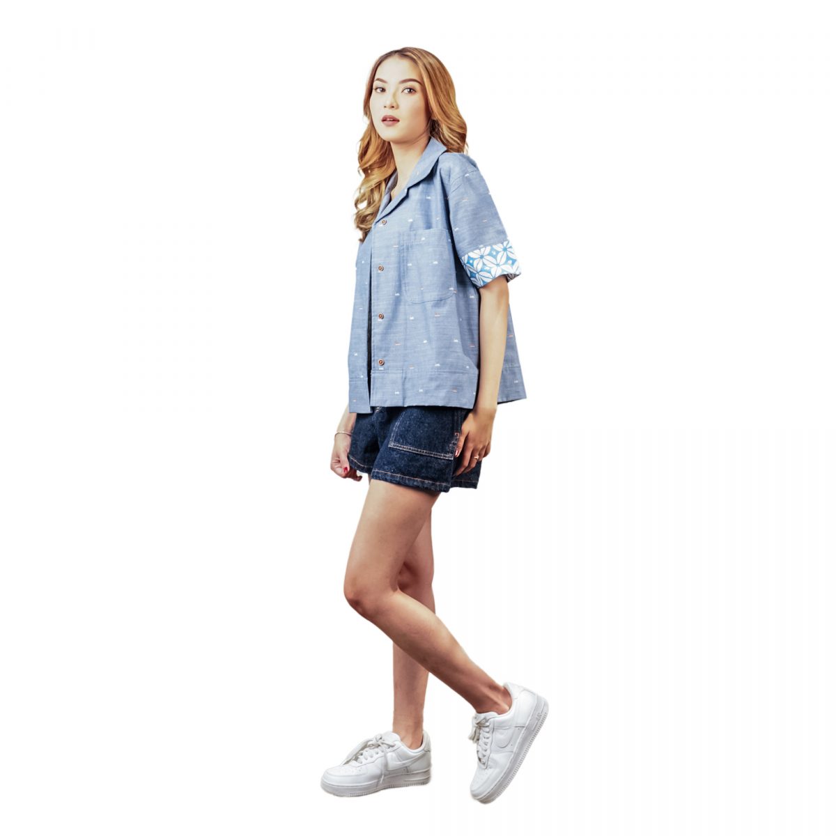 Langit Shirt Blue Grey - Image 4