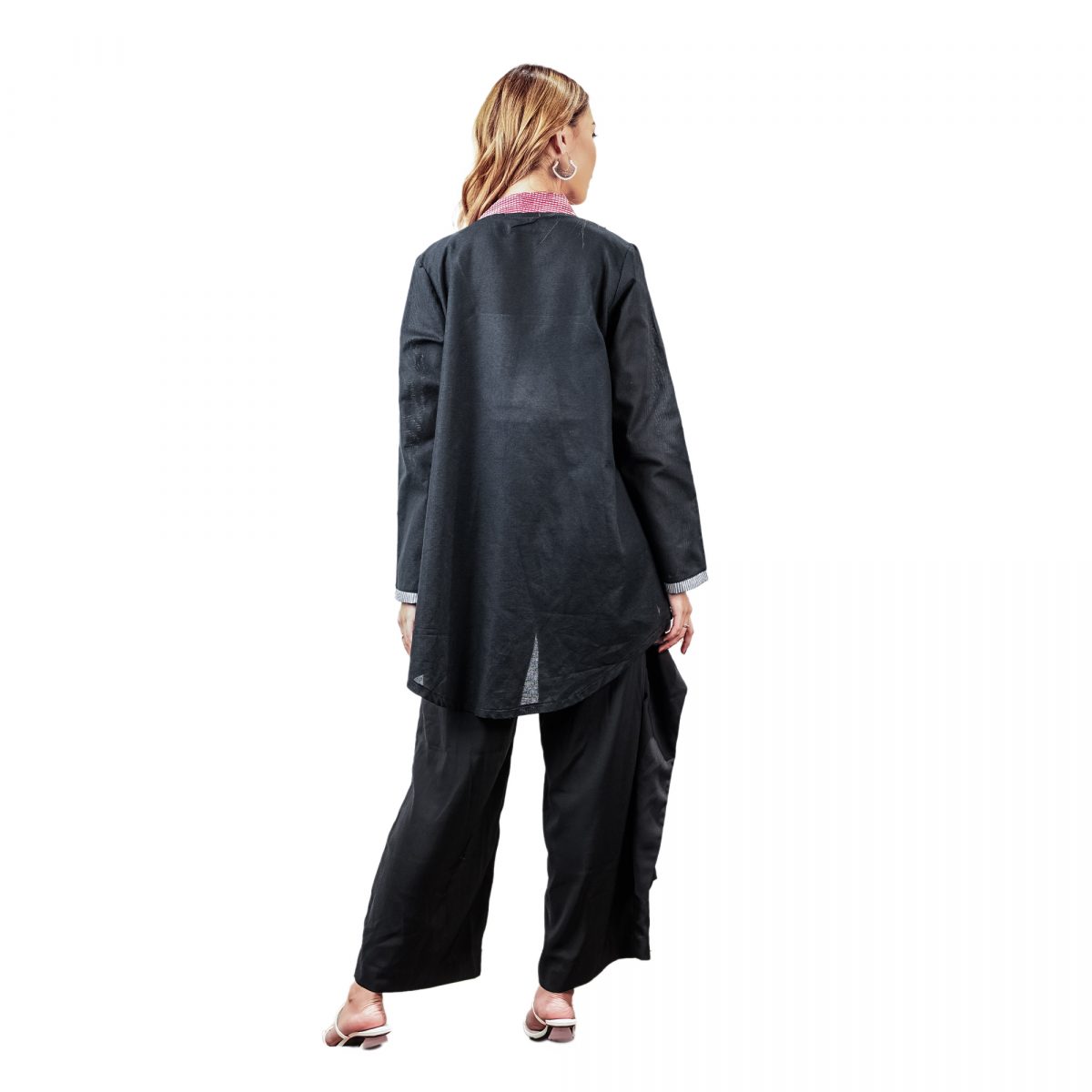 Saverine Blazer Red Black - Image 5