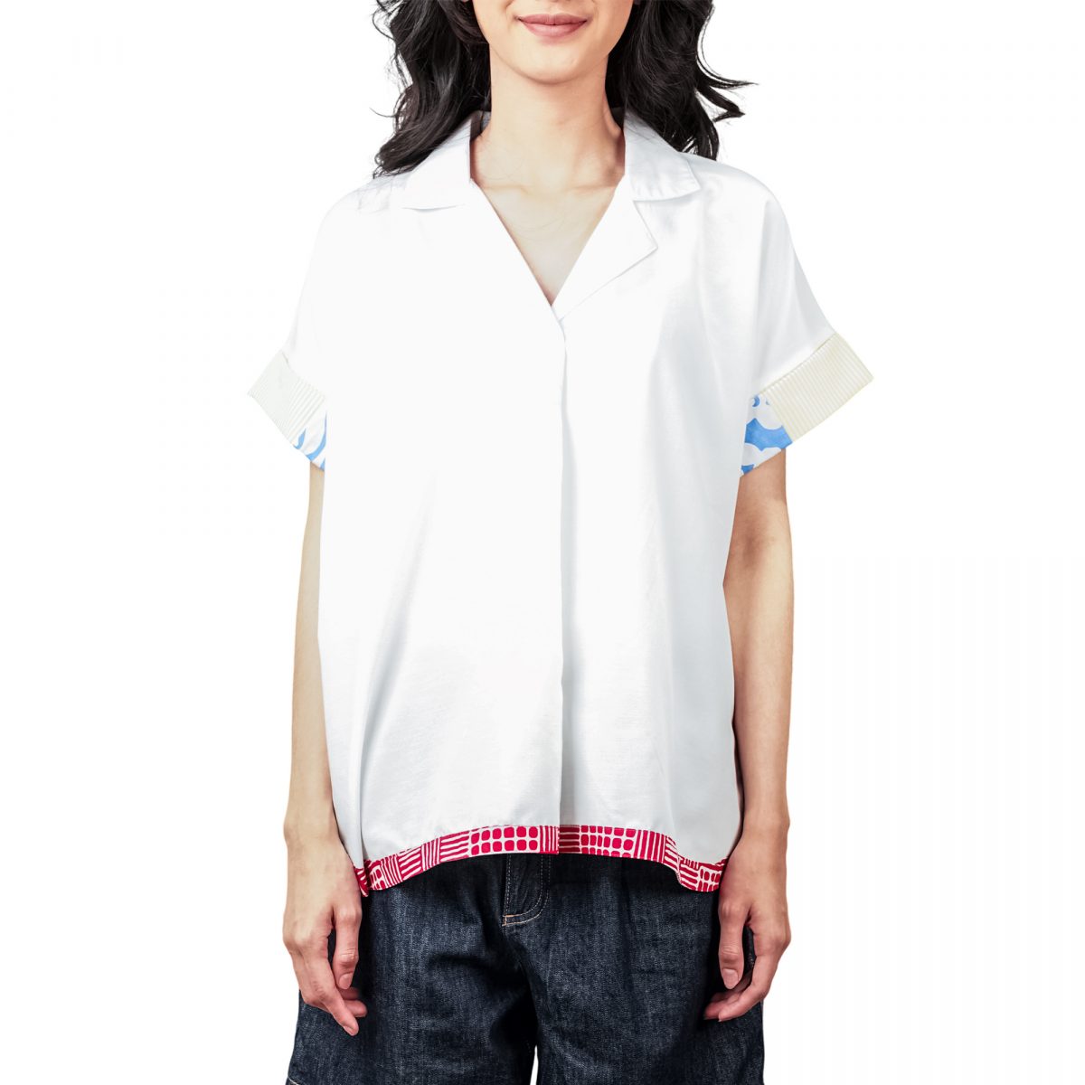 Megumi Blouse Broken White - Image 2