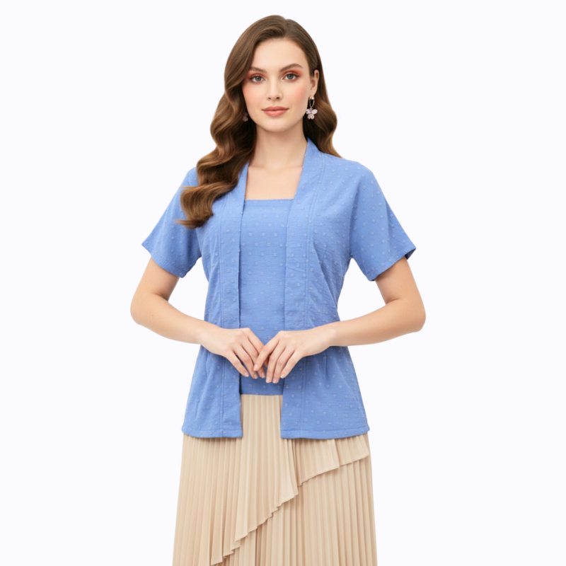 Yasmine Blouse Blue
