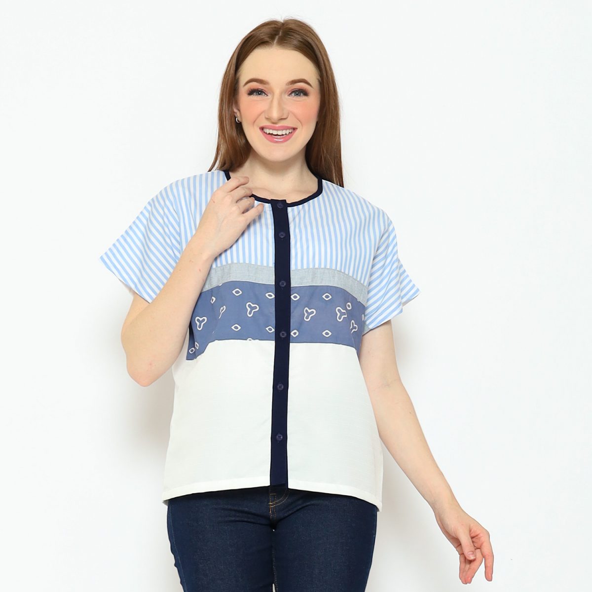 Jovina Blouse Blue