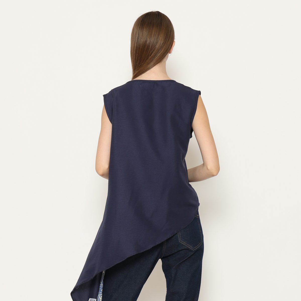 Quinn Blouse Navy - Image 5