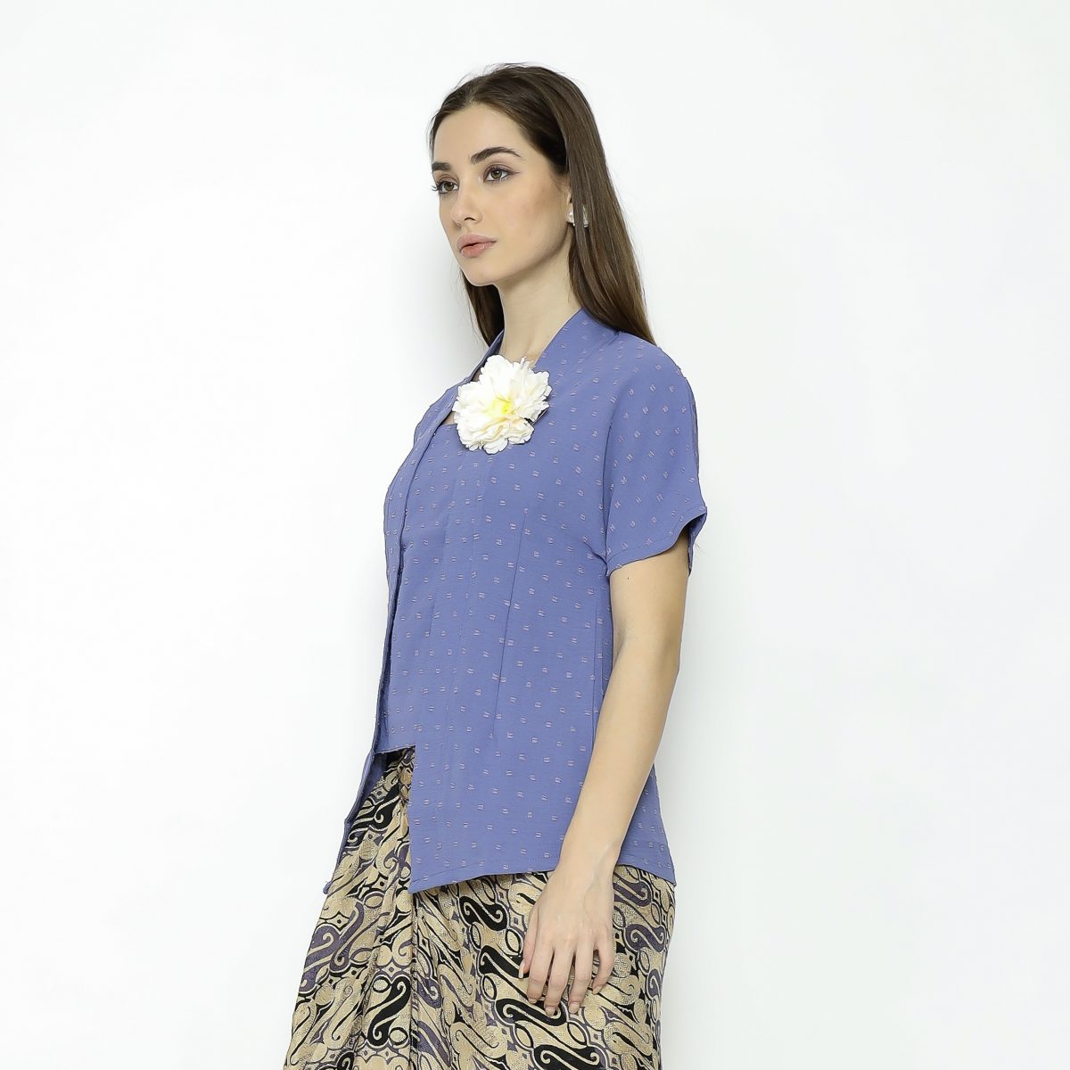 Yasmine Blouse Blue - Image 4