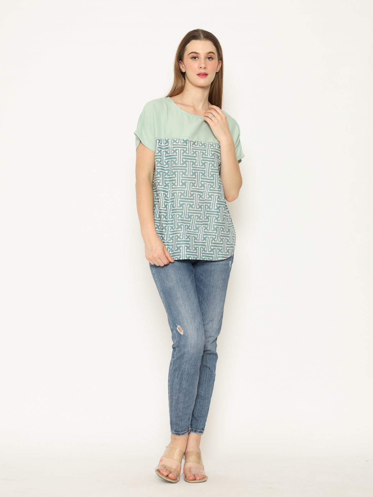 Forever Blouse Green - Image 6