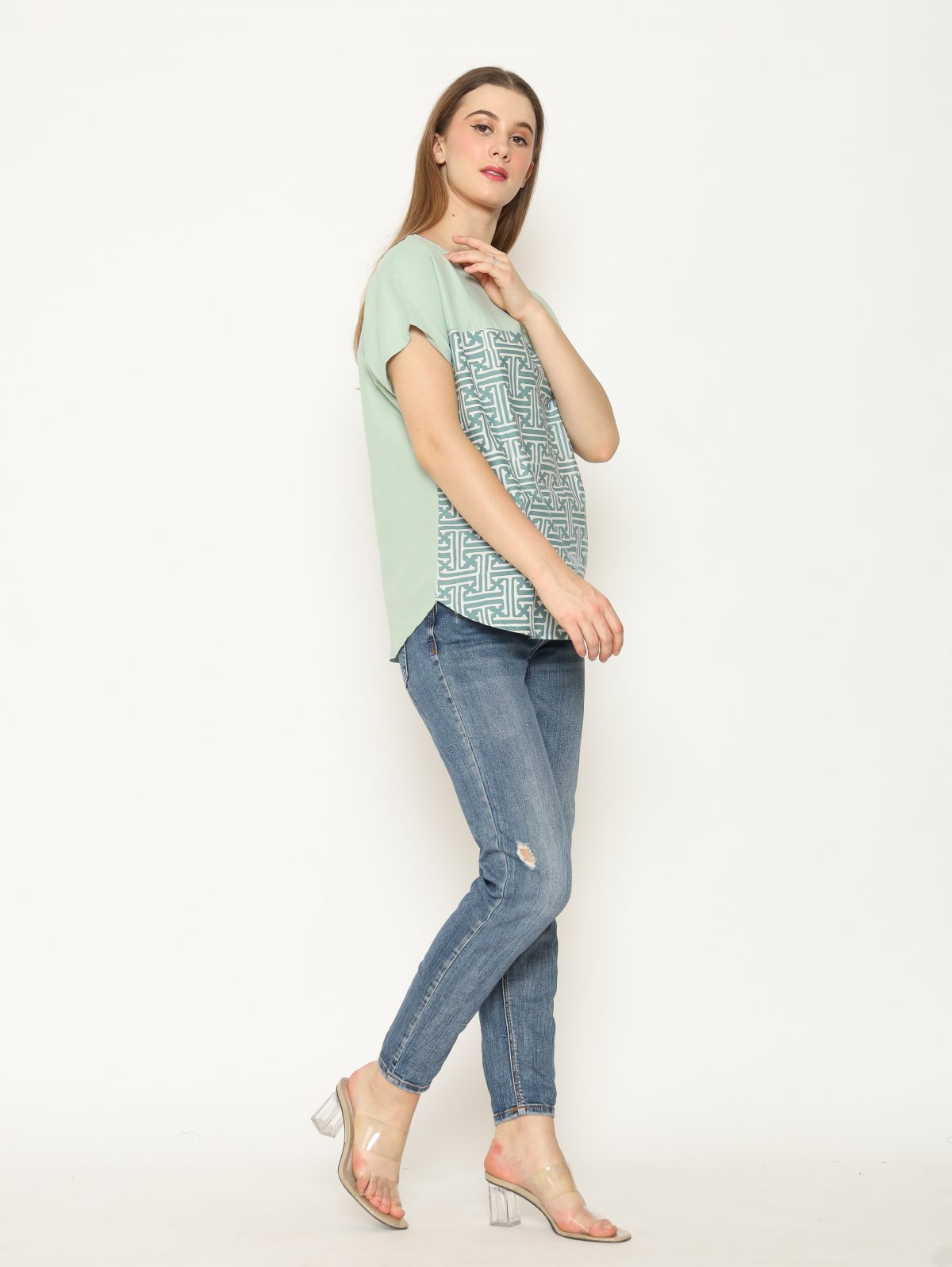 Forever Blouse Green - Image 3