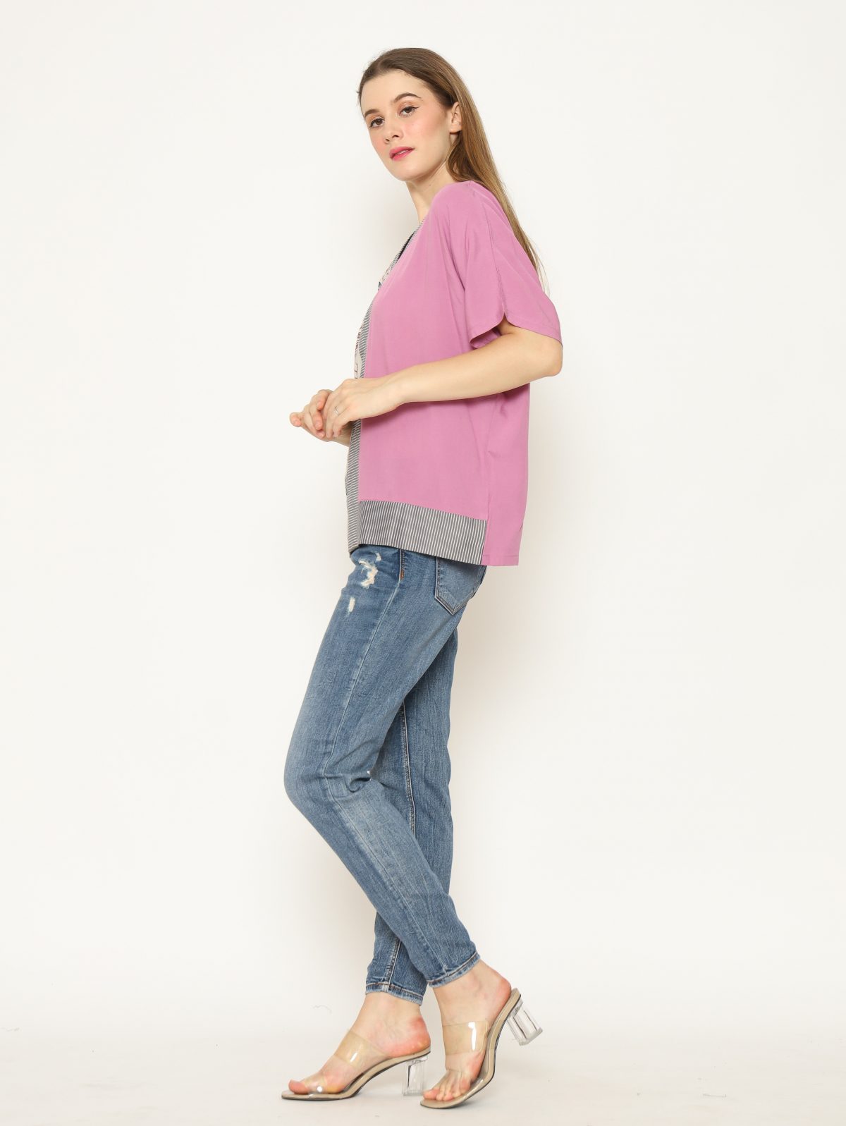 Alona Blouse Purple - Image 4
