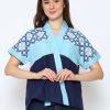 Yunita Blouse Blue Navy