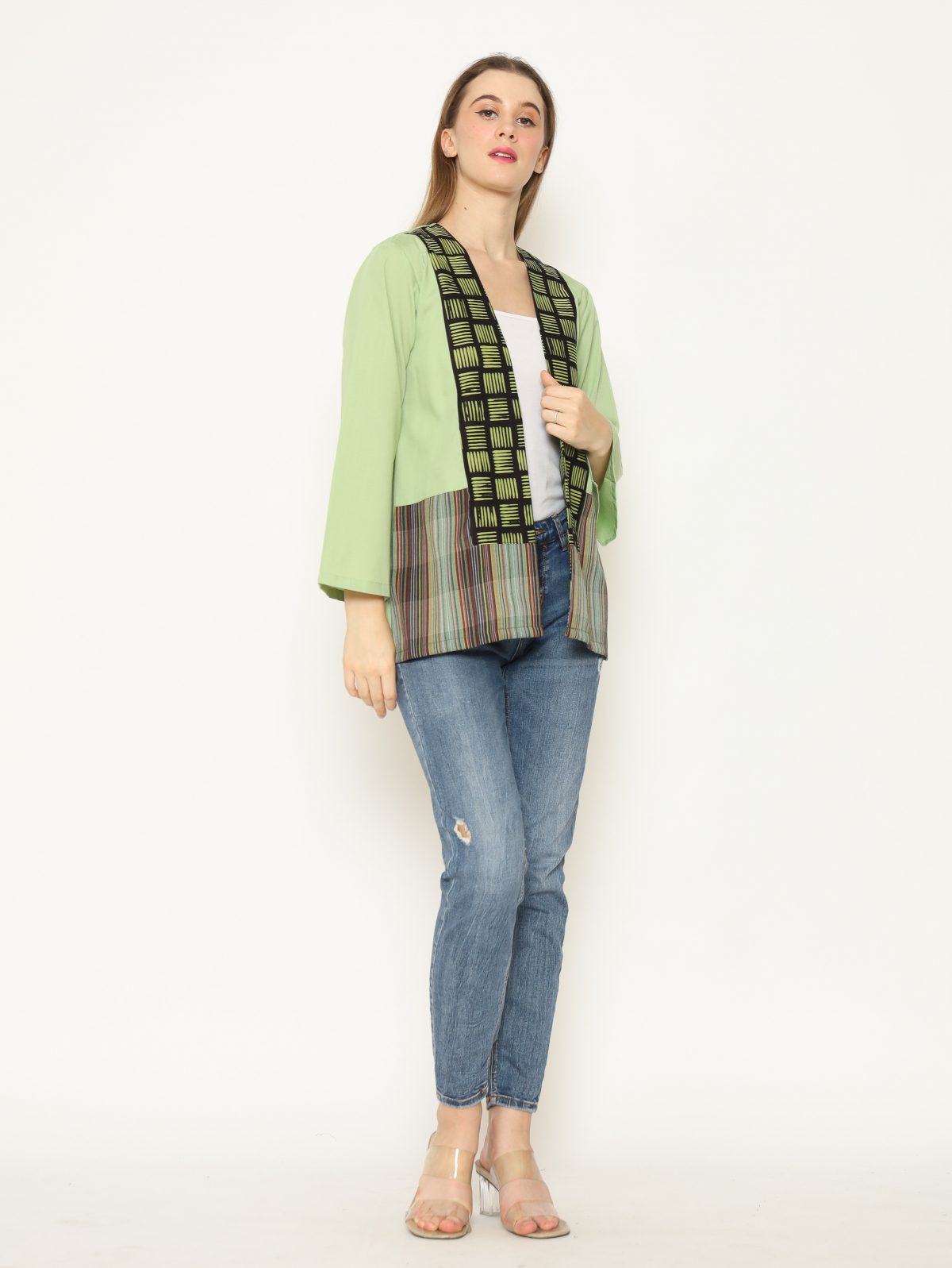 Eliana Blazer Sage Green - Image 3