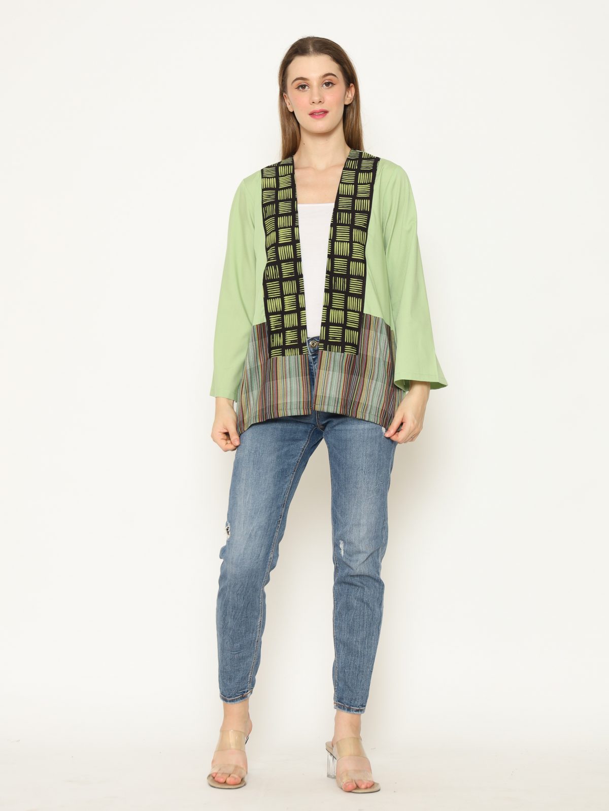 Eliana Blazer Sage Green - Image 6