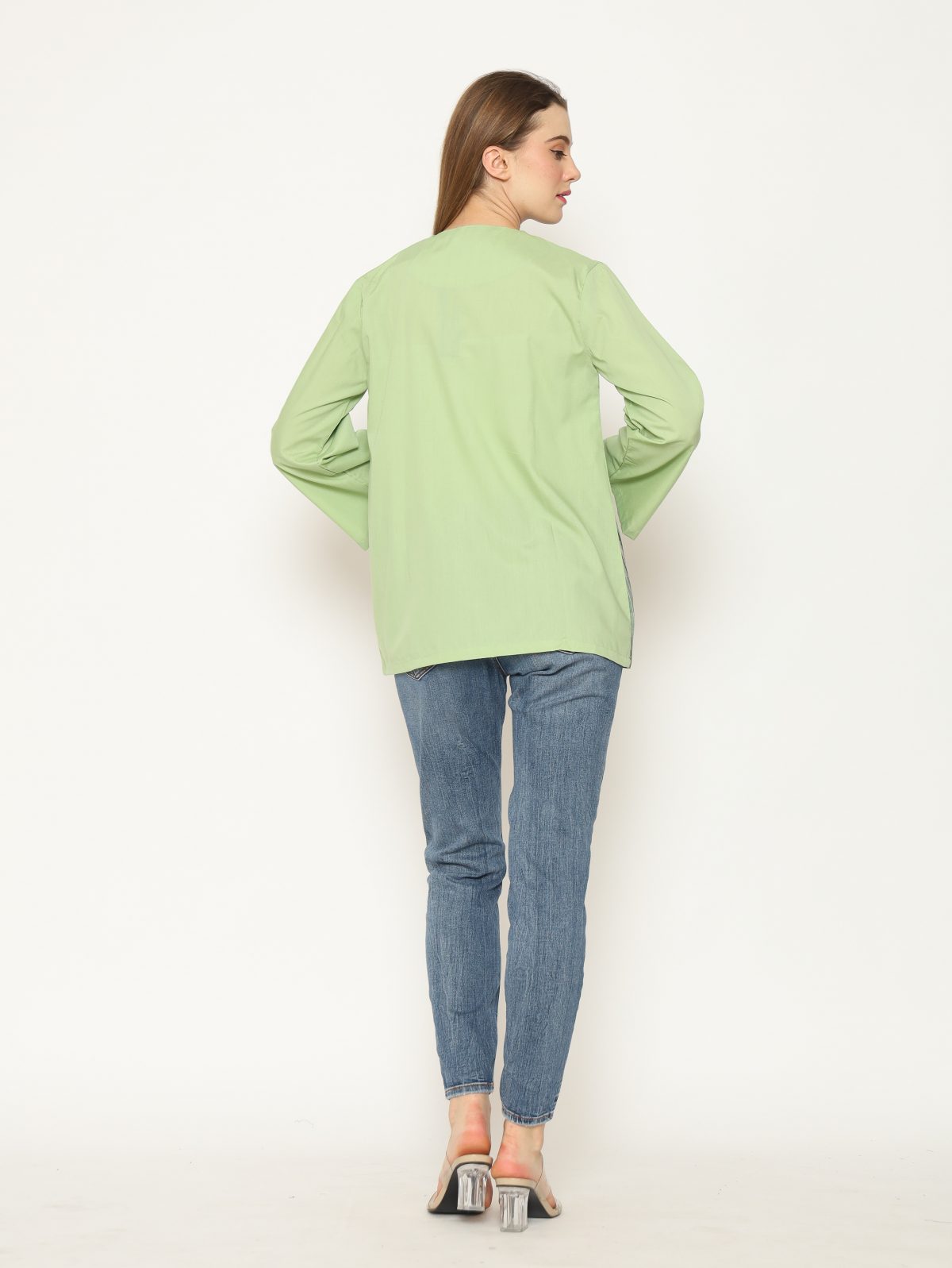 Eliana Blazer Sage Green - Image 5