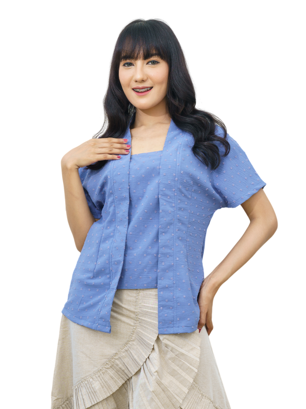 Yasmine Blouse Blue
