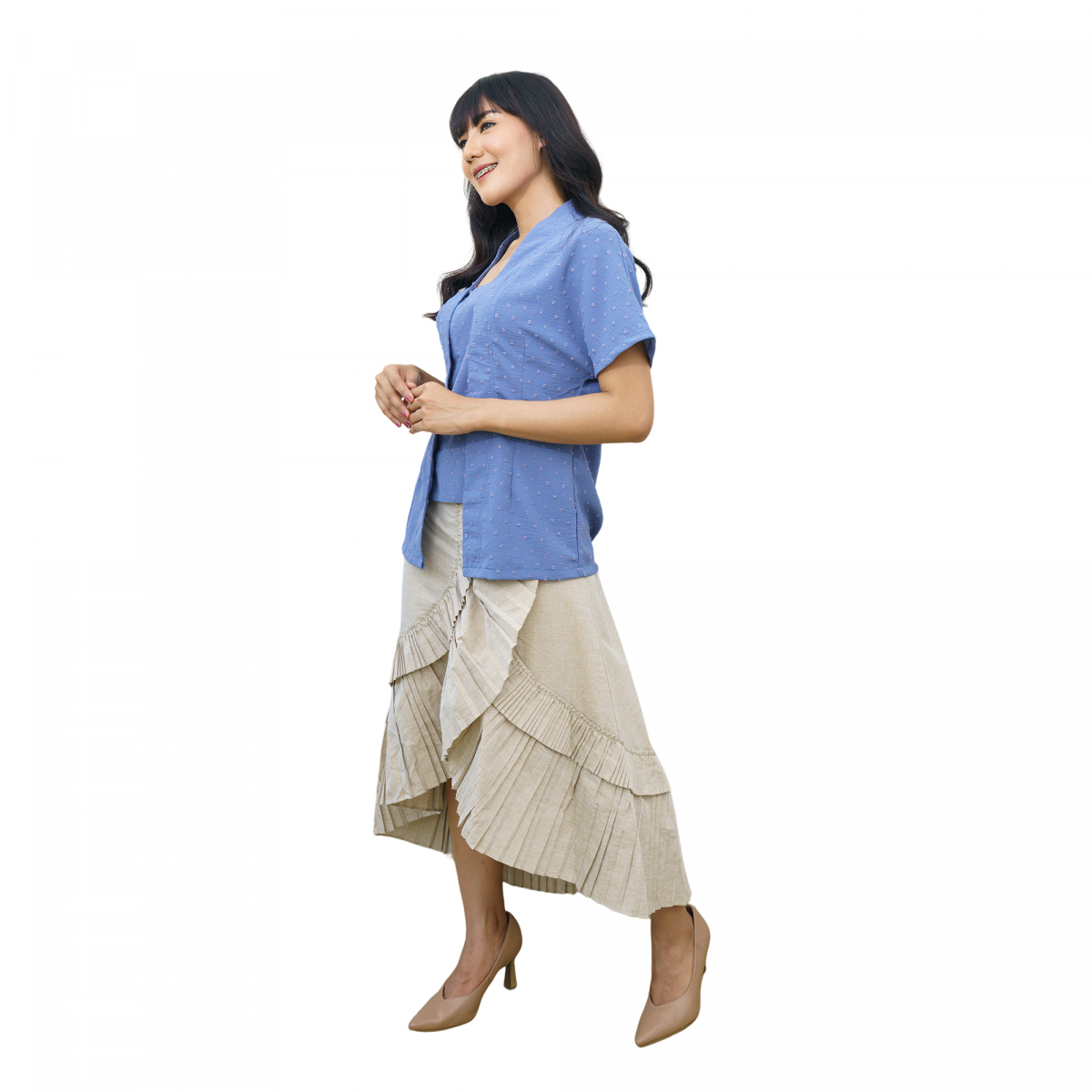 Yasmine Blouse Blue - Image 4