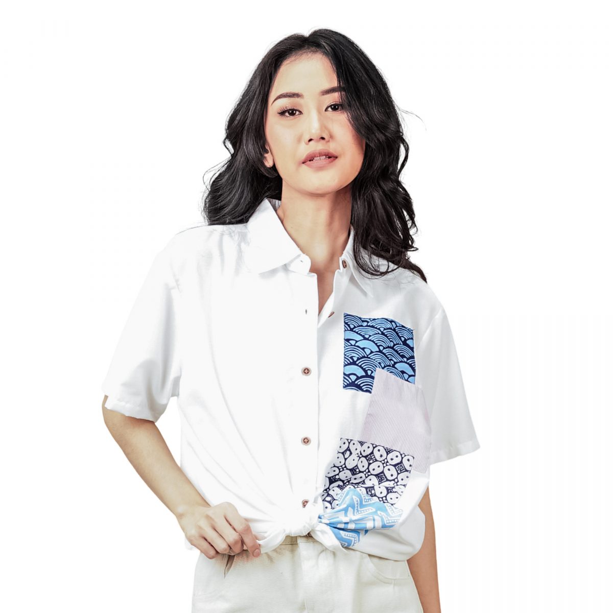 Mozaic Shirt Broken White