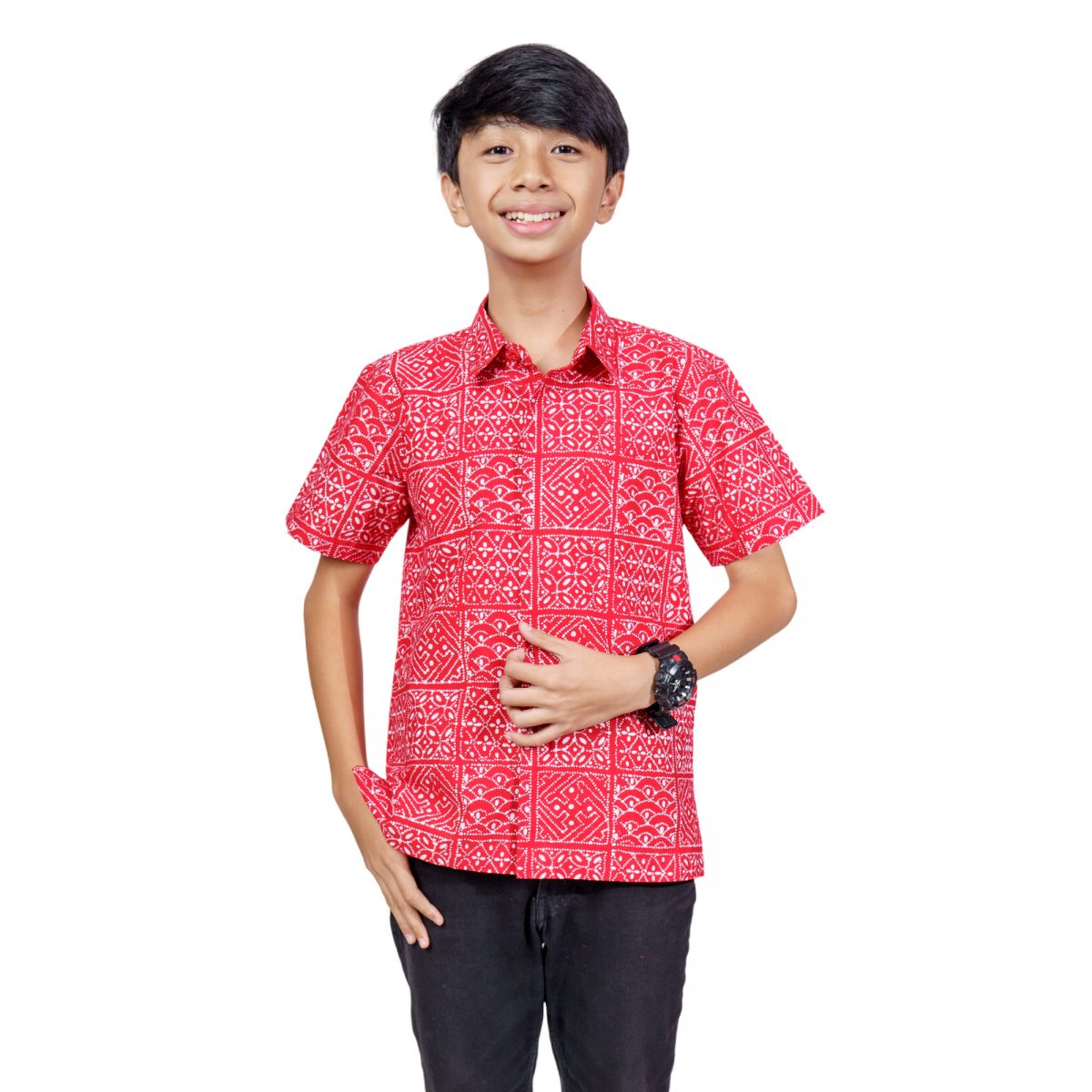 Aariz Shirt Kids Red