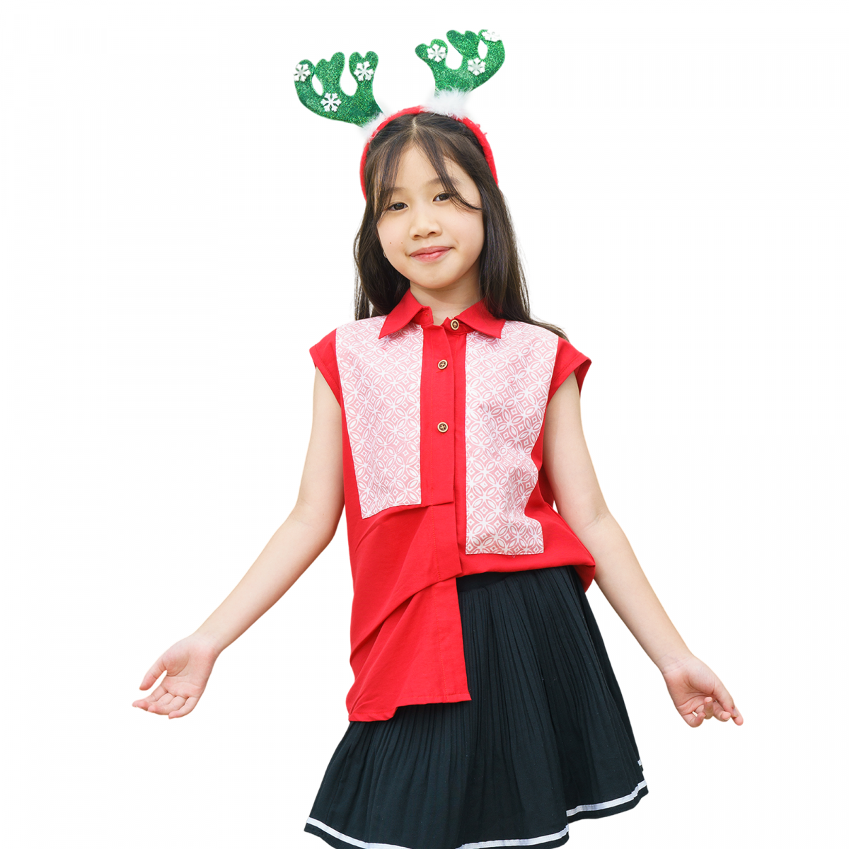 Naomi Shirt Kids Red