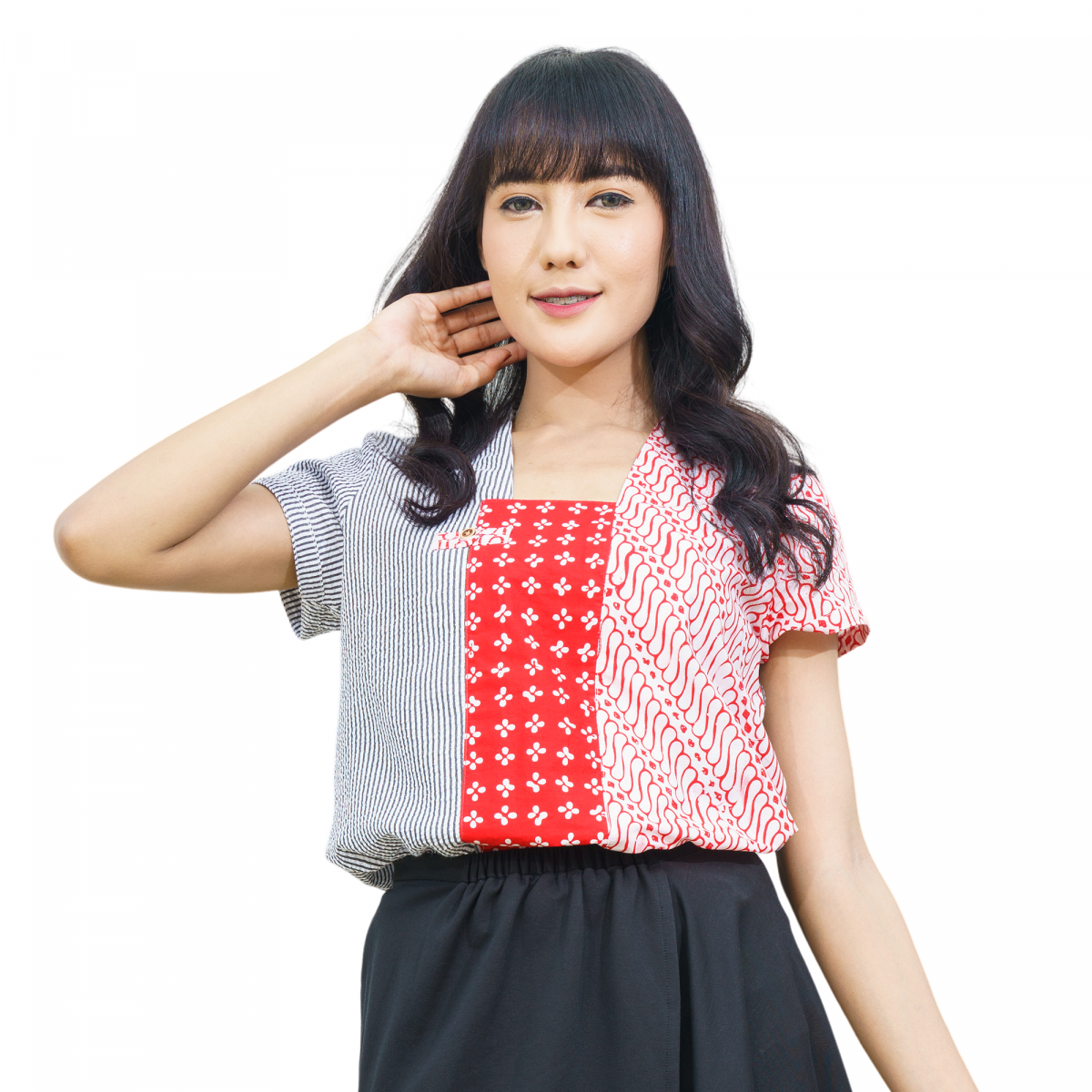 Carlina Blouse Red