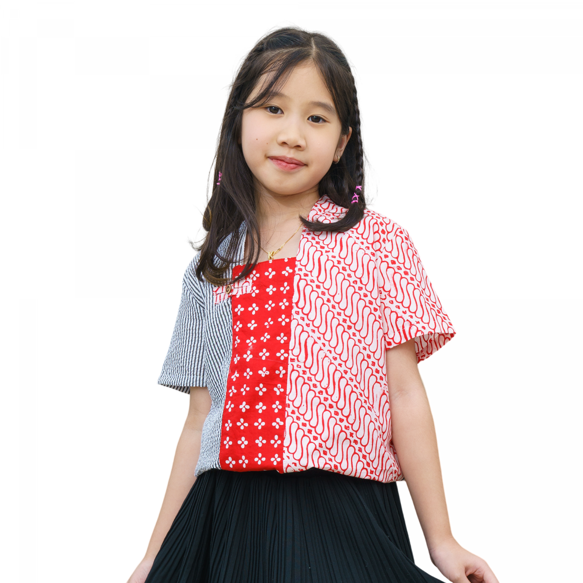 Carlina Blouse Kids Red