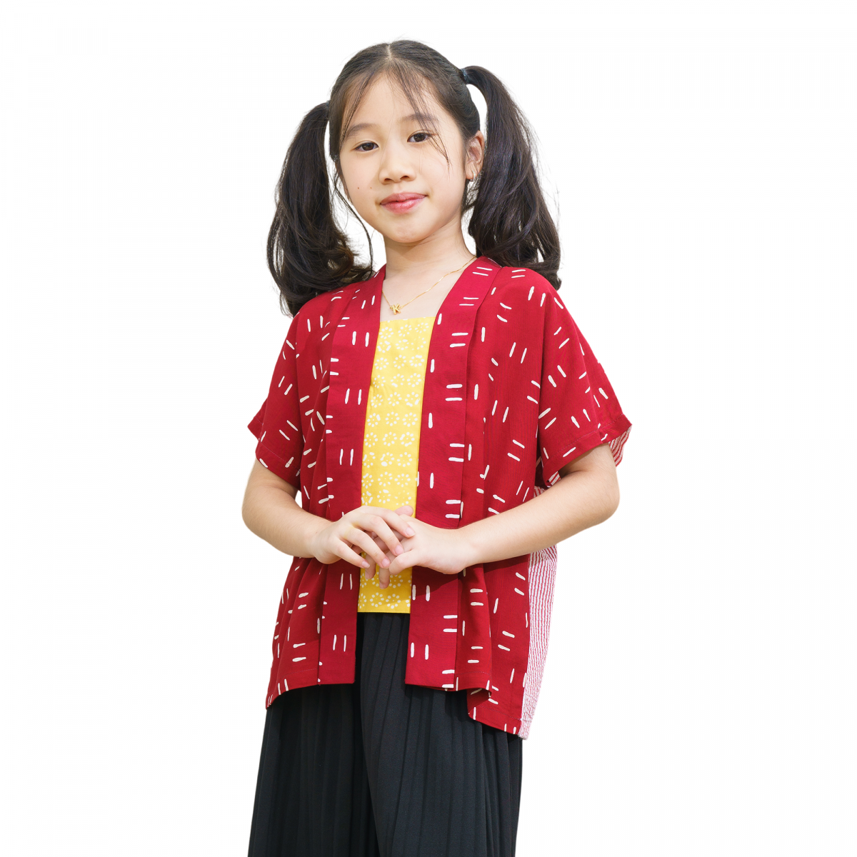 Nadia Blouse Kids Red