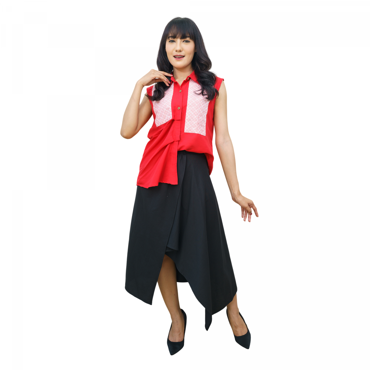 Naomi Shirt Red - Image 6
