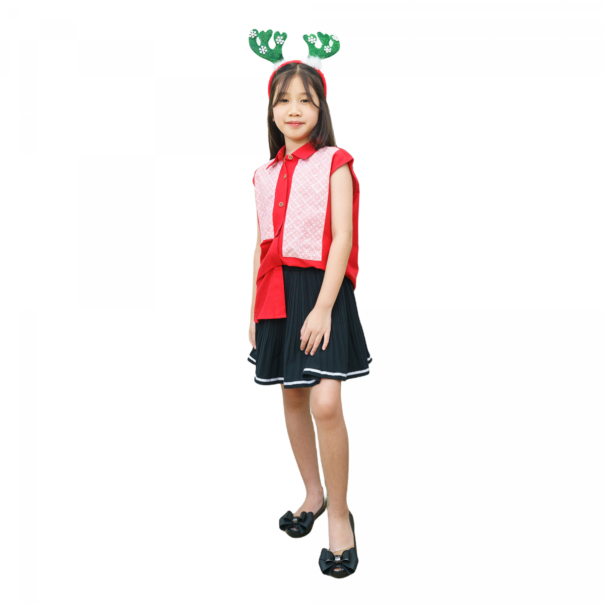 Naomi Shirt Kids Red - Image 6