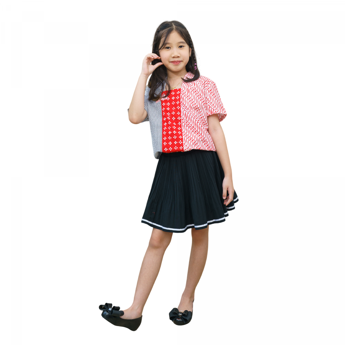 Carlina Blouse Kids Red - Image 6