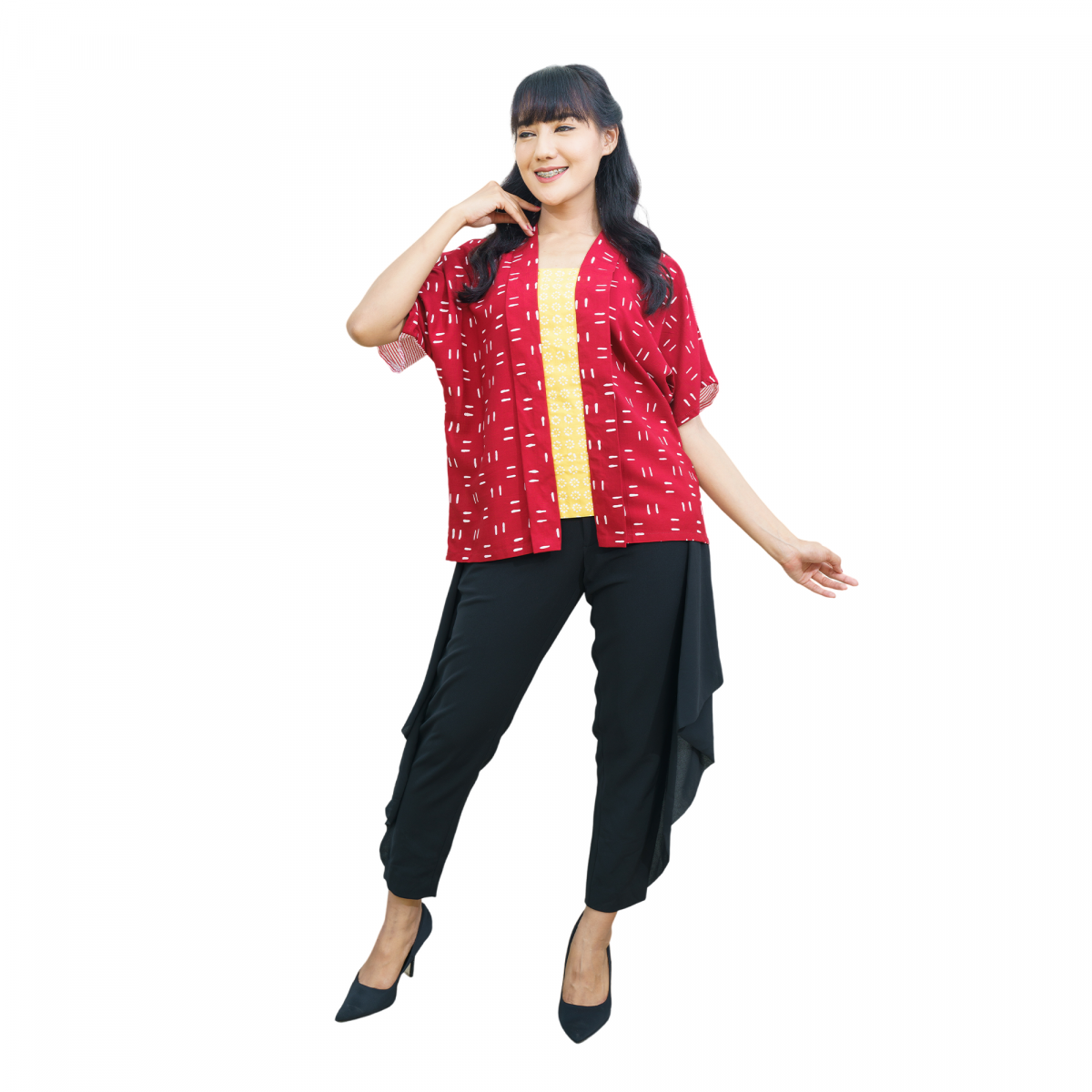 Nadia Blouse Red - Image 6