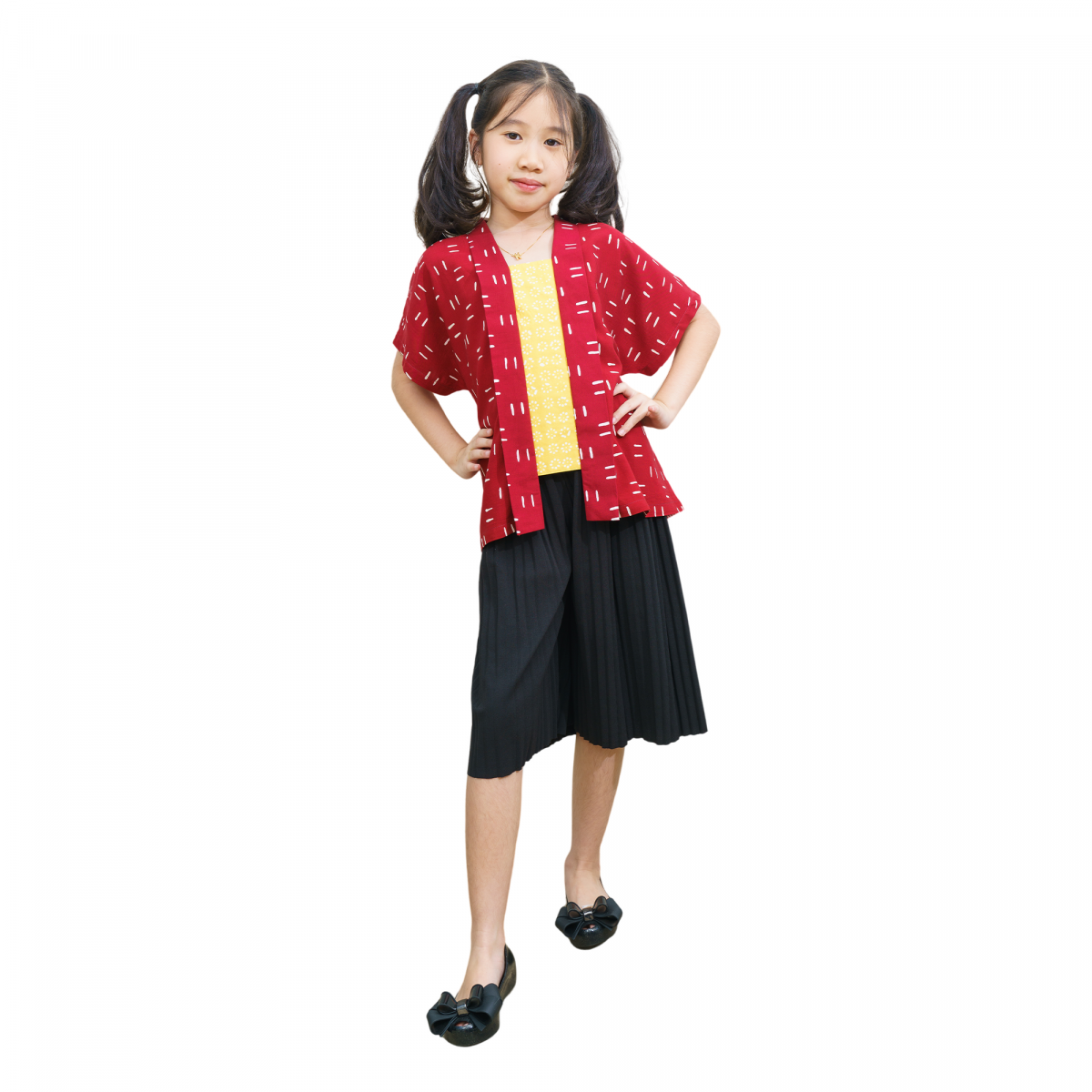Nadia Blouse Kids Red - Image 6