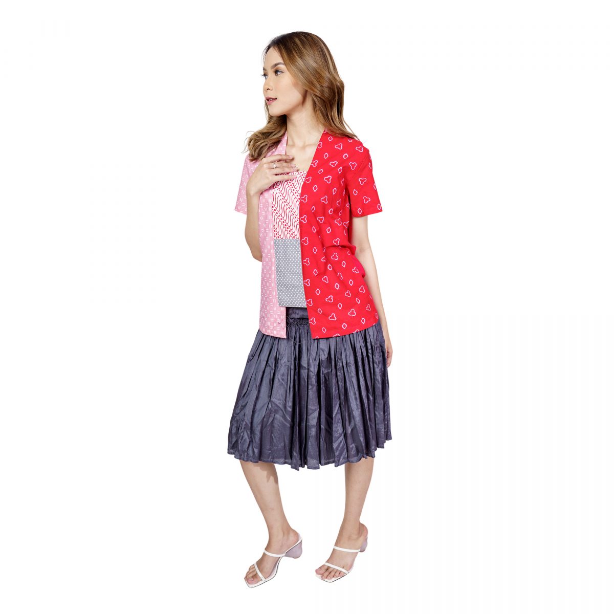 Sheisha Blouse Pink Red - Image 4