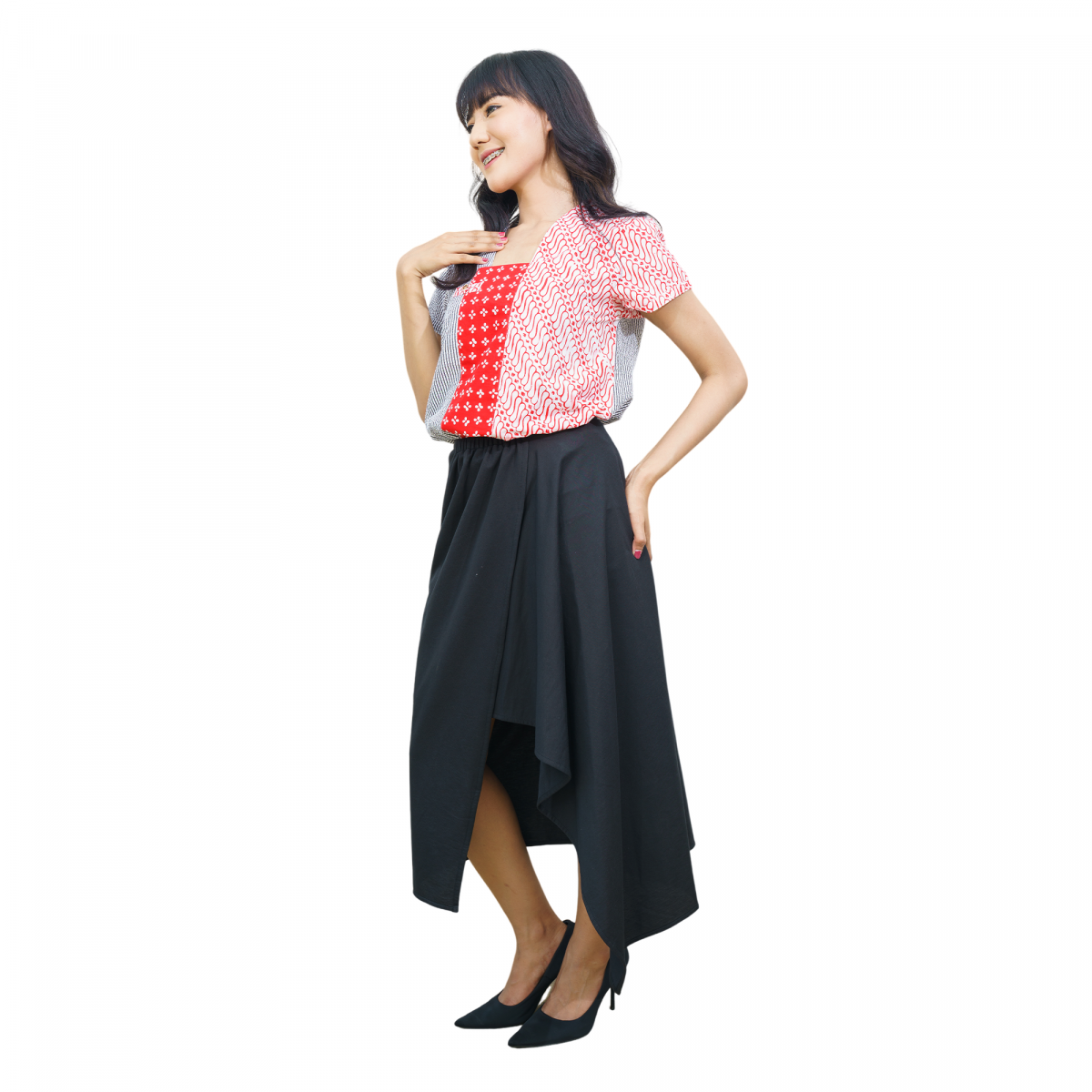 Carlina Blouse Red - Image 3