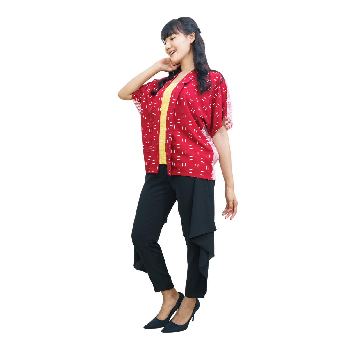 Nadia Blouse Red - Image 4
