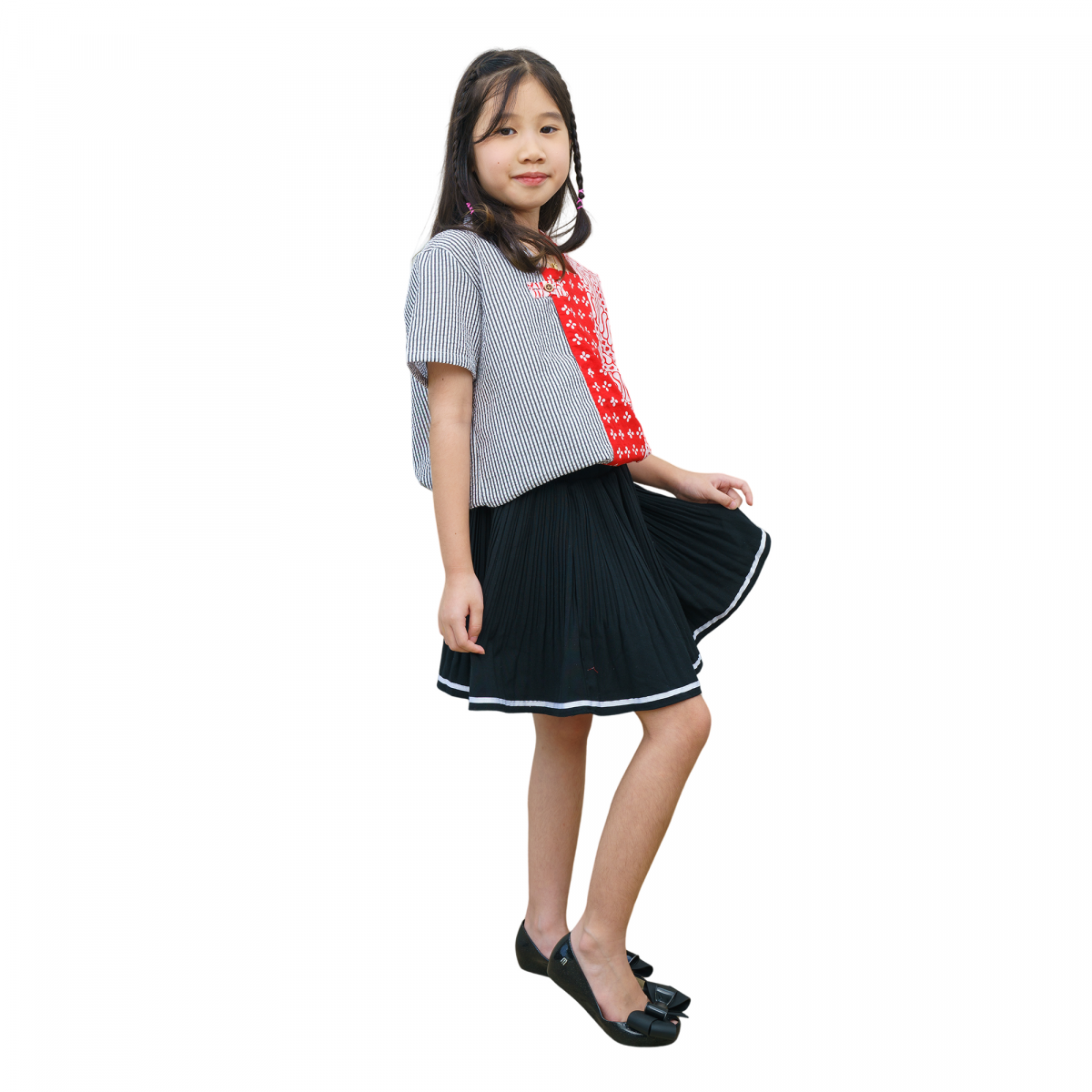 Carlina Blouse Kids Red - Image 4