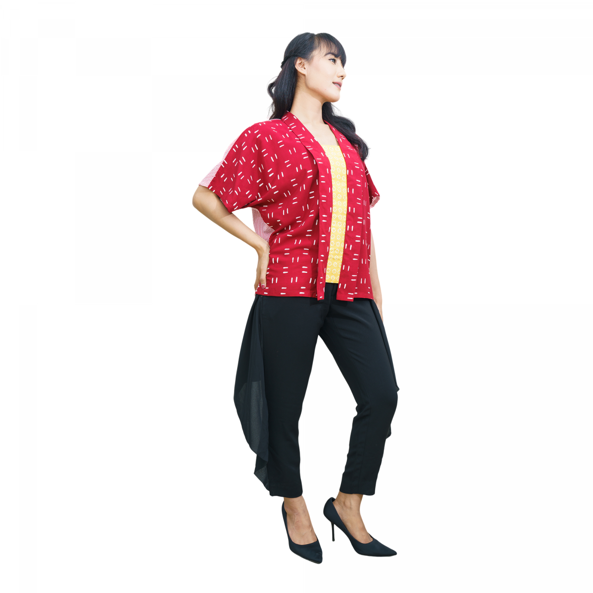 Nadia Blouse Red - Image 3