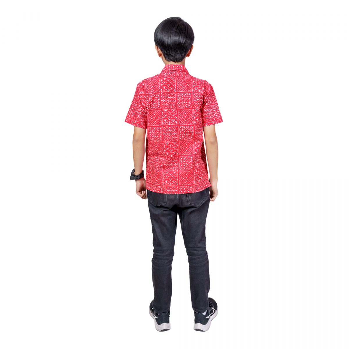 Aariz Shirt Kids Red - Image 5