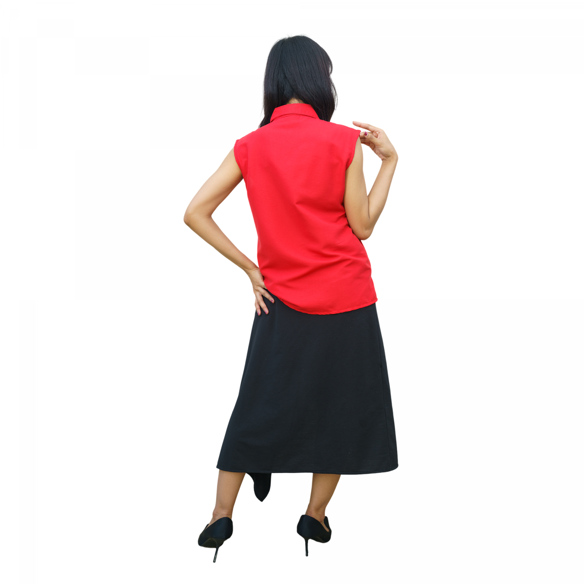 Naomi Shirt Red - Image 5