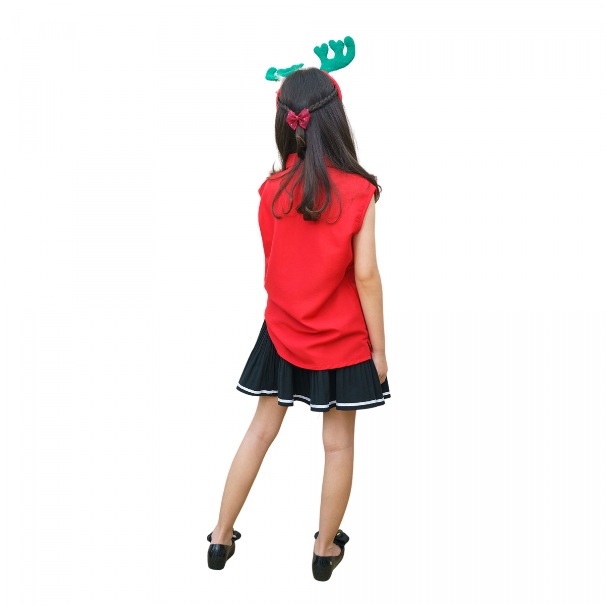 Naomi Shirt Kids Red - Image 5