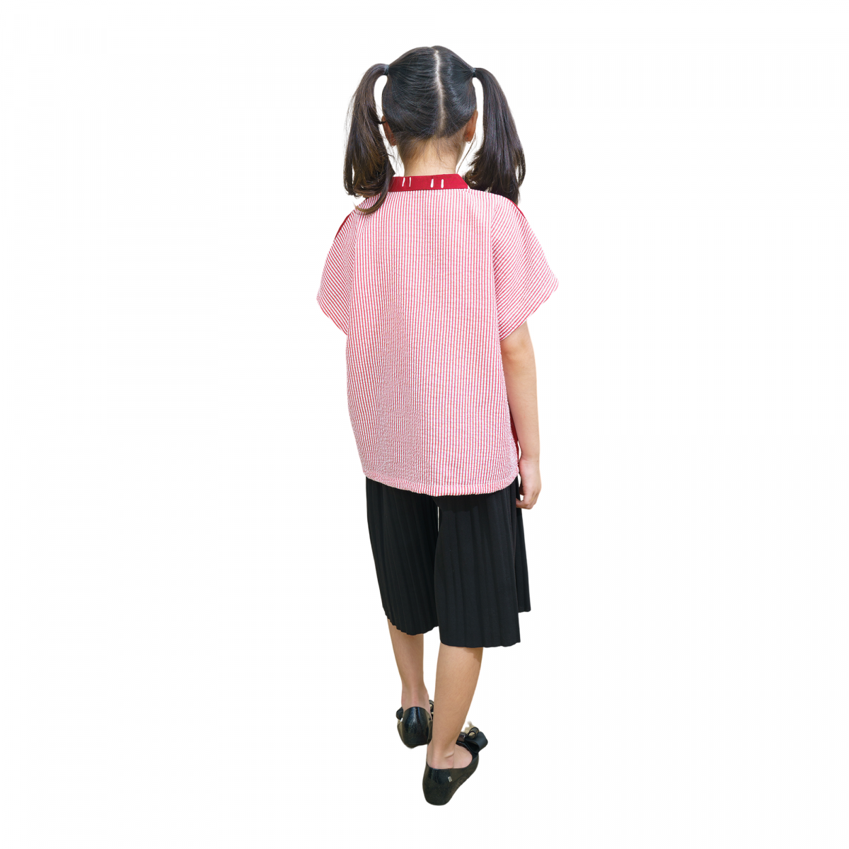 Nadia Blouse Kids Red - Image 5