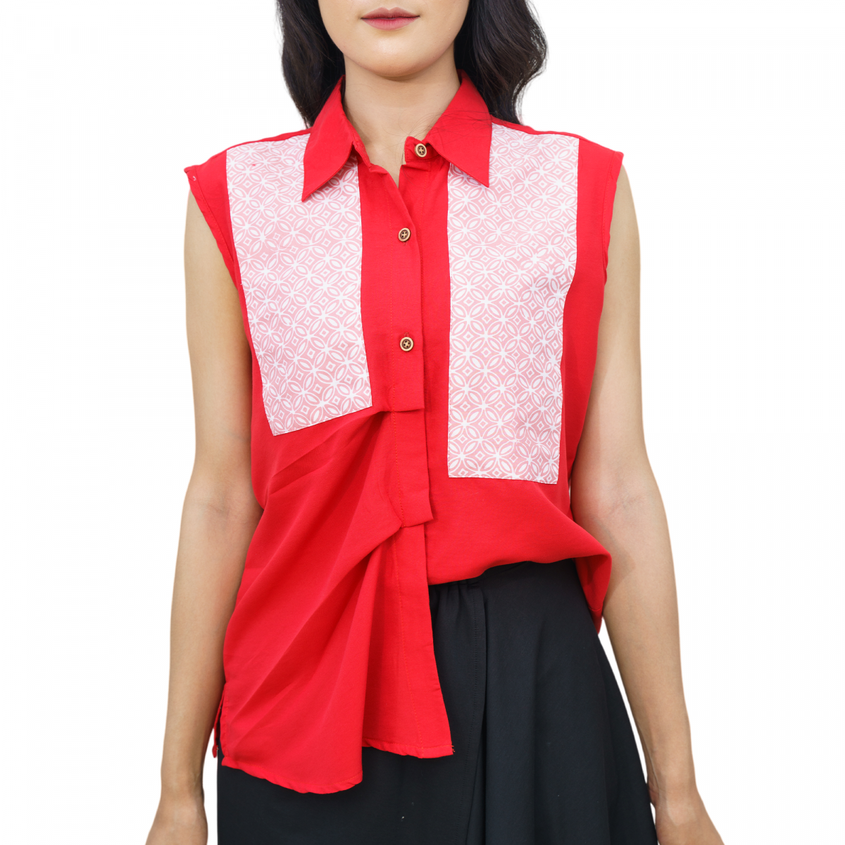 Naomi Shirt Red - Image 2