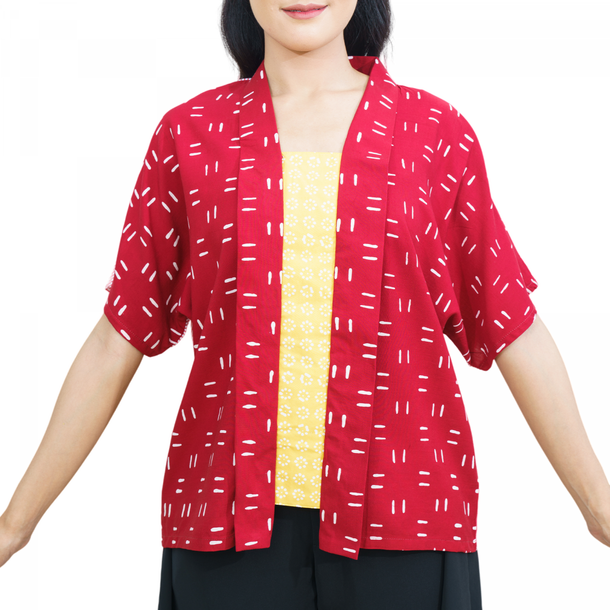 Nadia Blouse Red - Image 2