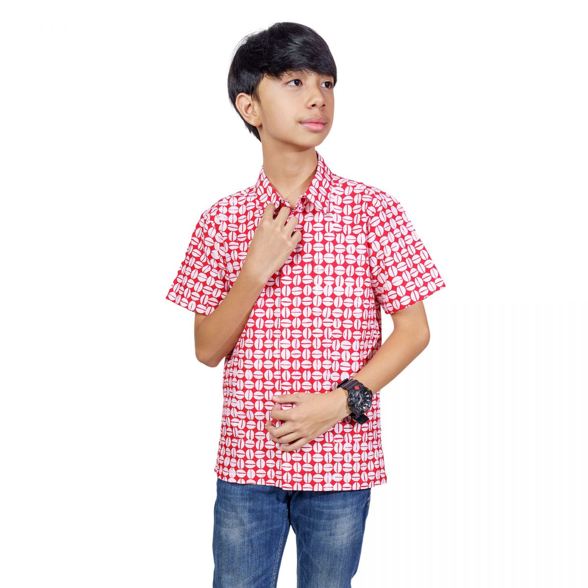 Brady Shirt Kids Red