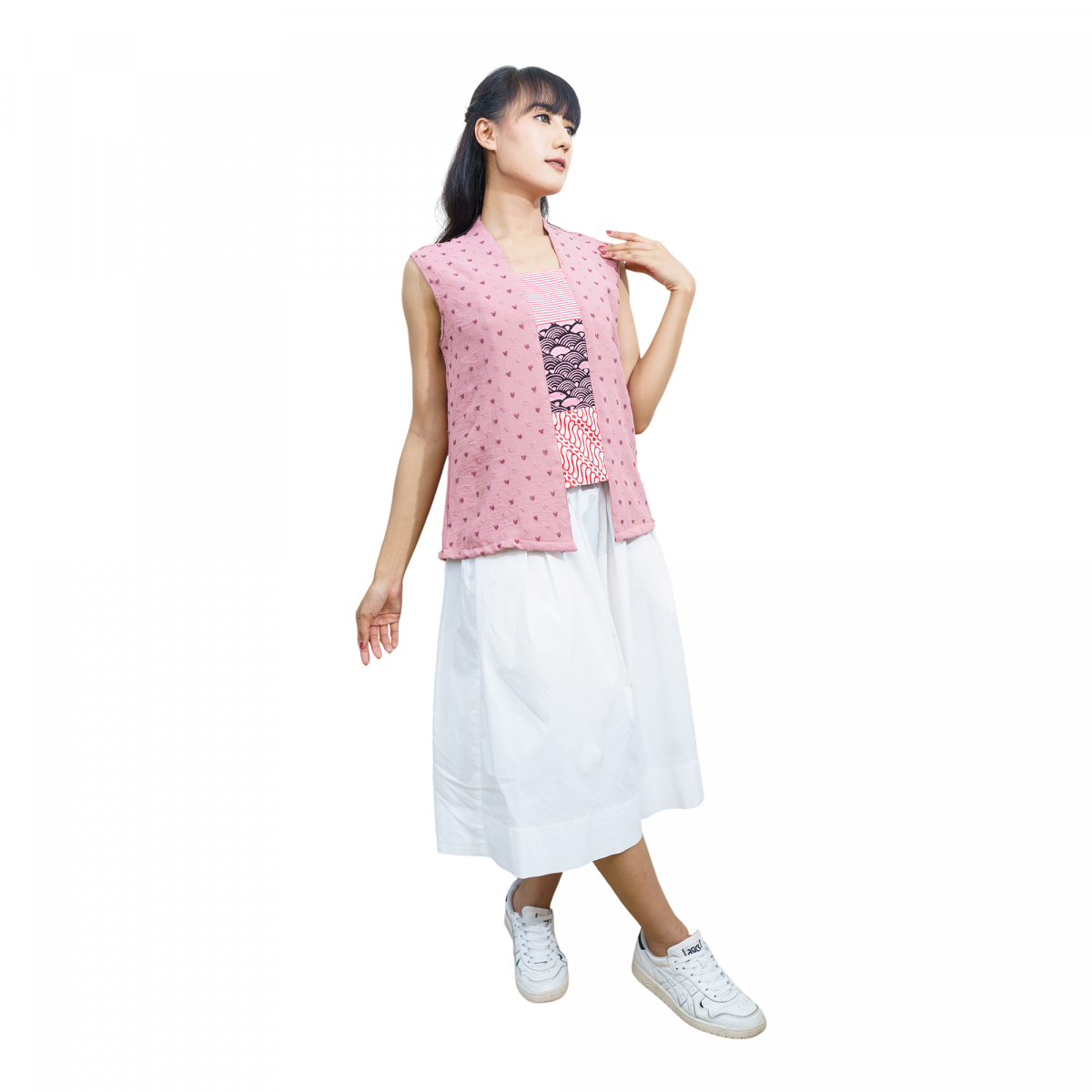 Amara Blouse Heart Dusty Pink - Image 3