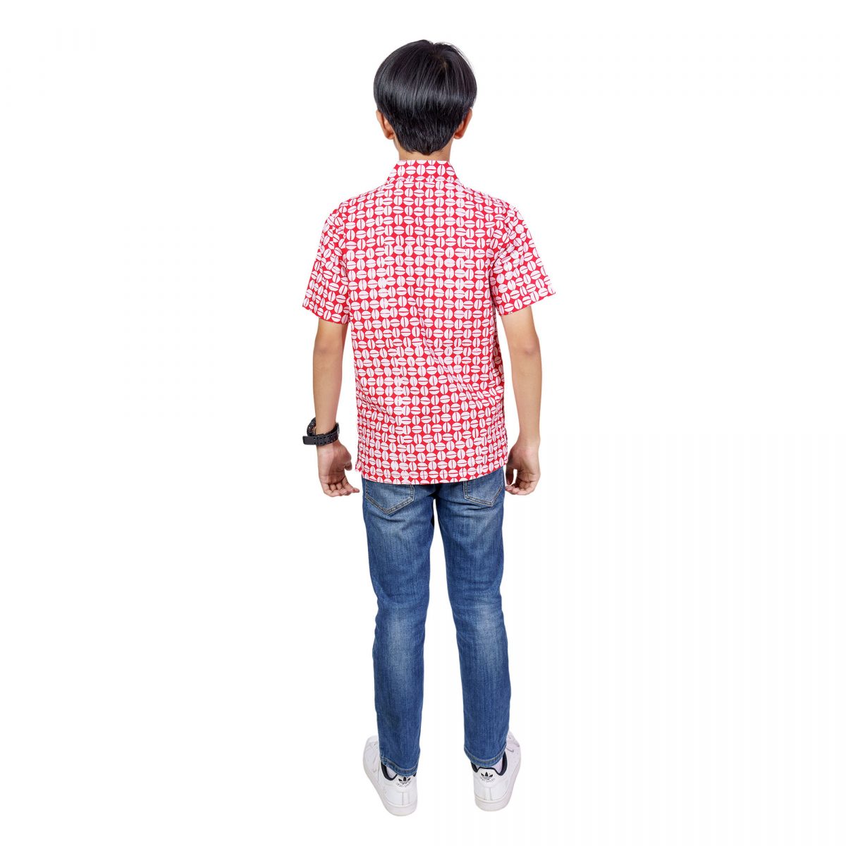 Brady Shirt Kids Red - Image 5