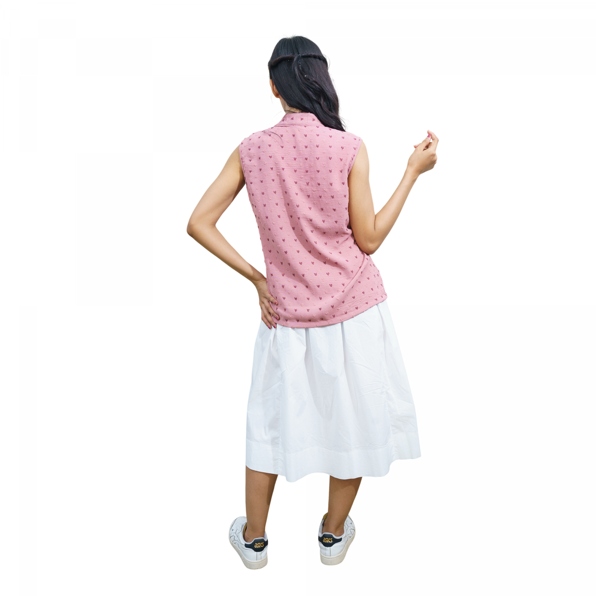 Amara Blouse Heart Dusty Pink - Image 5
