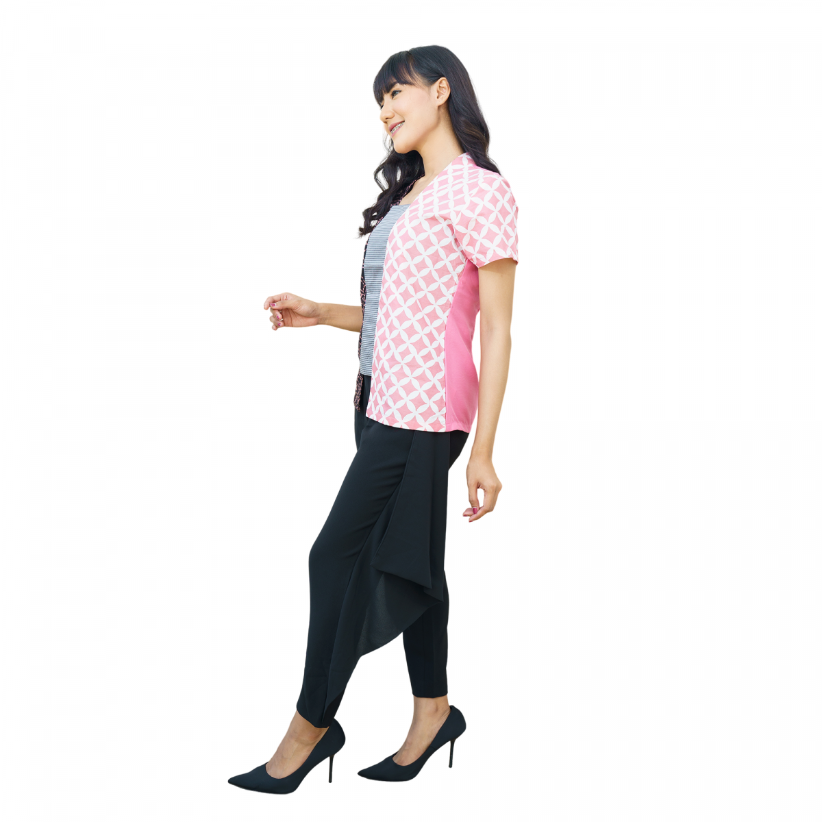 Sheisha Blouse Kawung Pink - Image 4