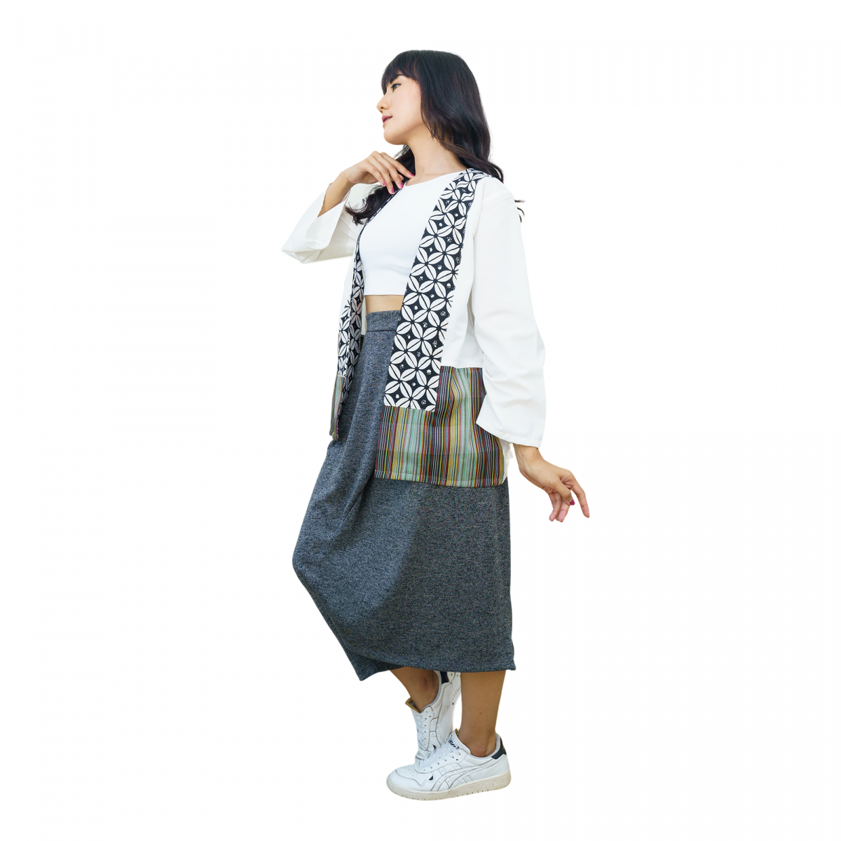 Eliana Blazer Broken White - Image 3