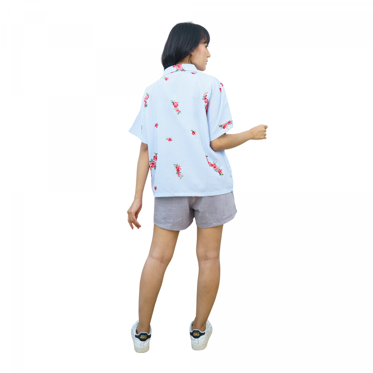 Loria Shirt Stripe Blue - Image 5