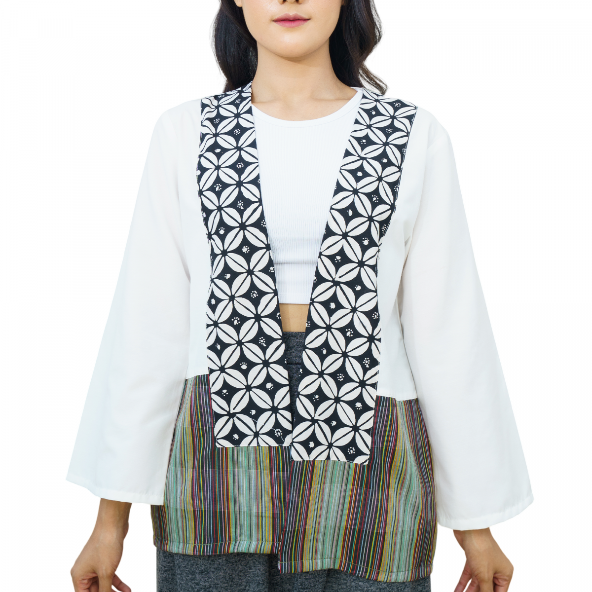 Eliana Blazer Broken White - Image 2