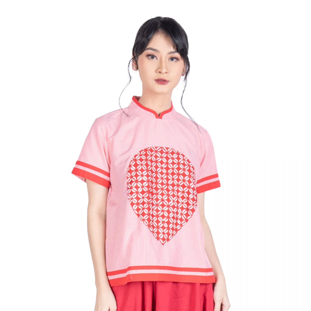 Alma Blouse Red