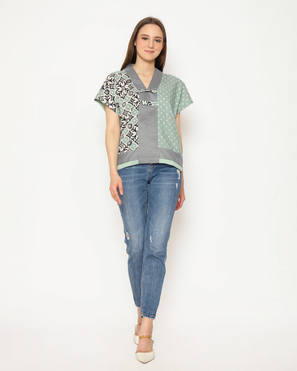 Inara Blouse Green - Image 6
