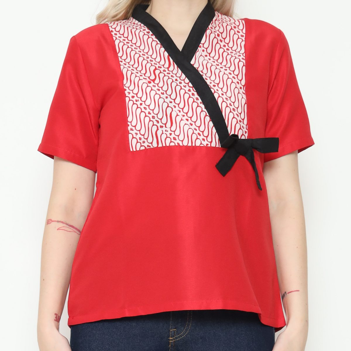 Rose Blouse Red - Image 2